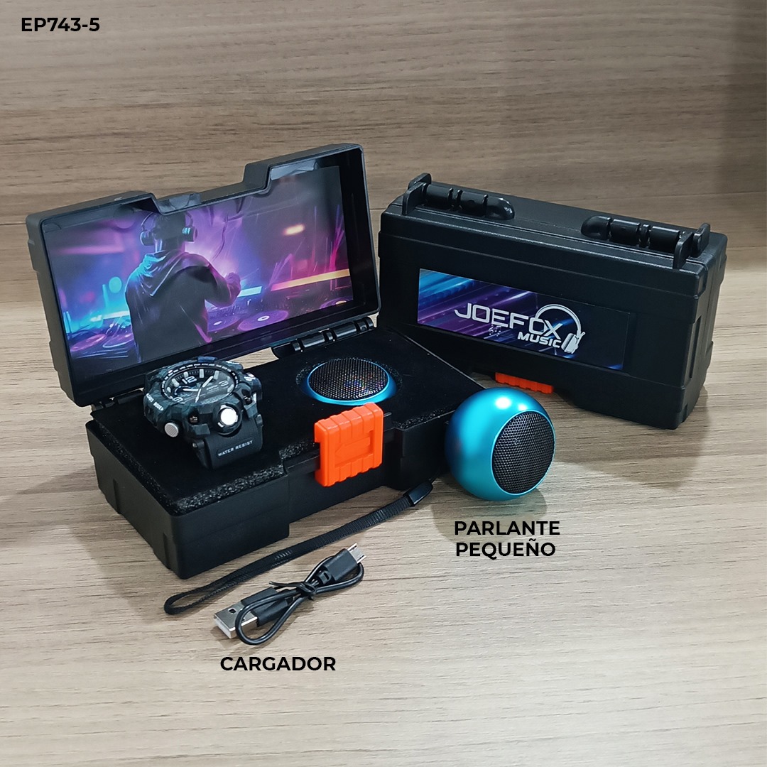 Miniatura 5 de EP743 JOEFOX 1523 + PARLANTE + ESTUCHE